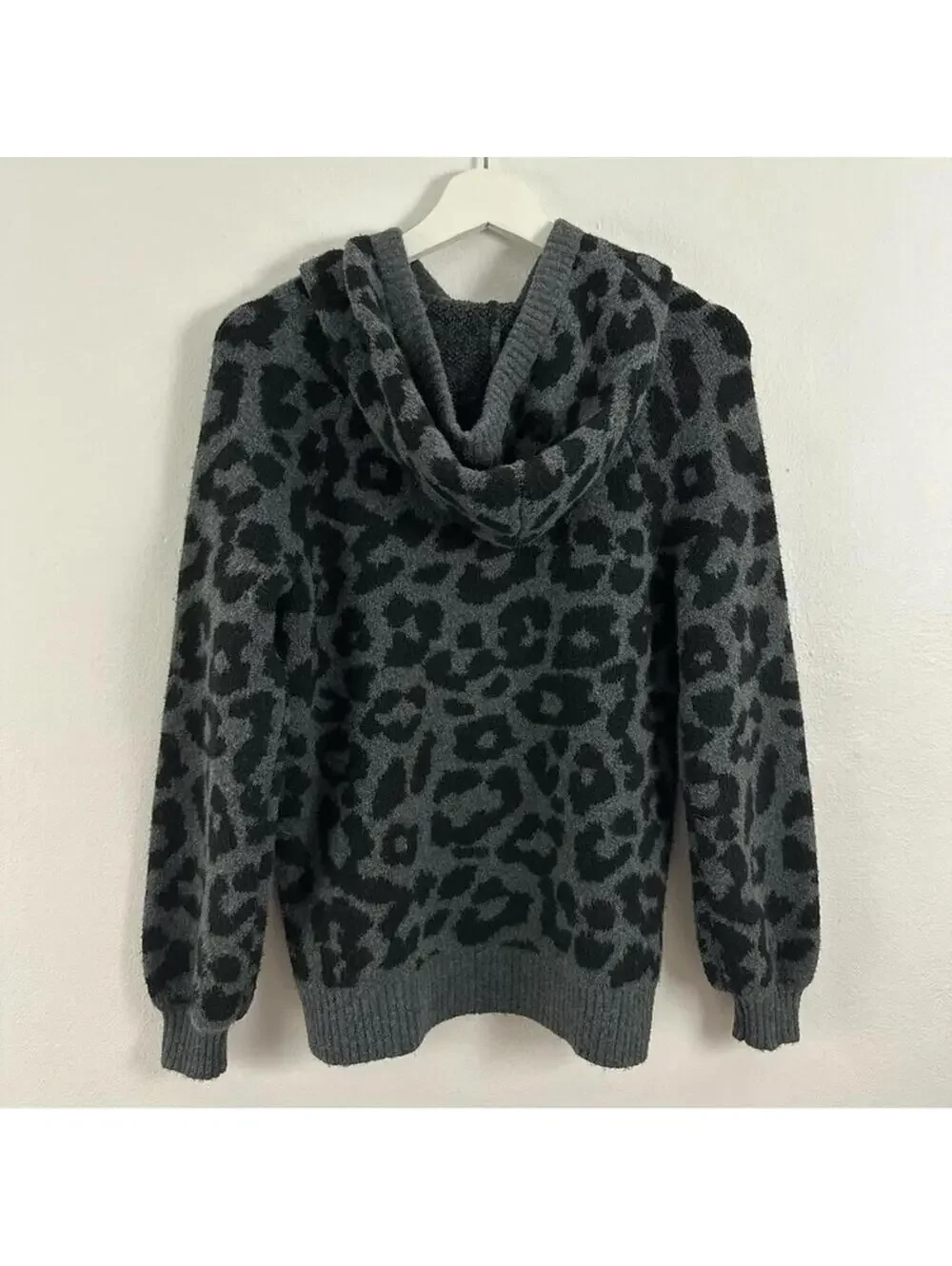 LOFT Leopard Print Hoodie Sweater Women's Size XSP